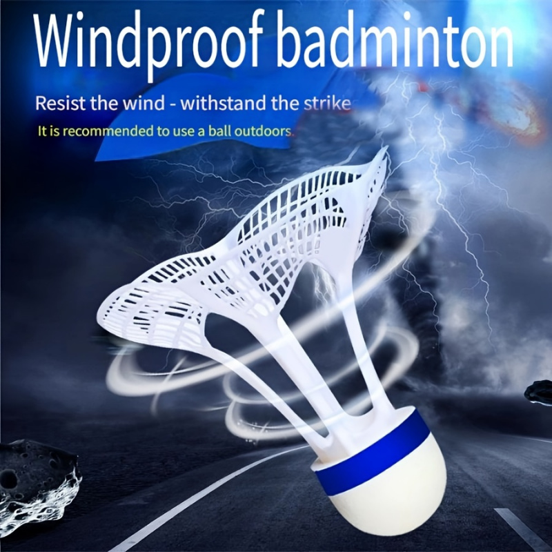 Feather Shuttlecock - 10 peças de badminton resistentes ao
