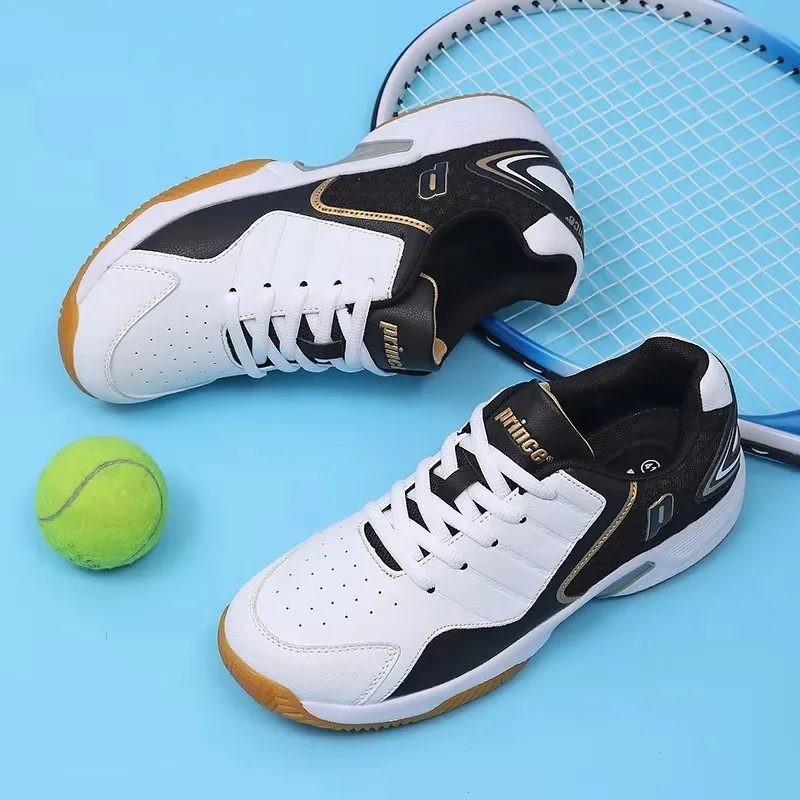 Badminton Shoes - Tênis de badminton profissional em couro