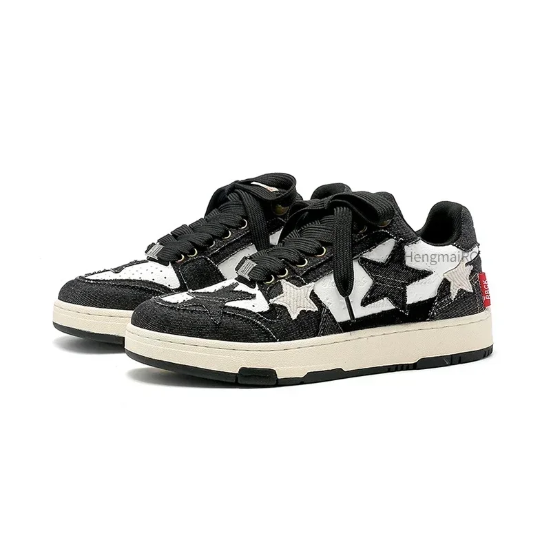 Badminton Shoes Men - Mulheres tênis homem retro estrela y2k