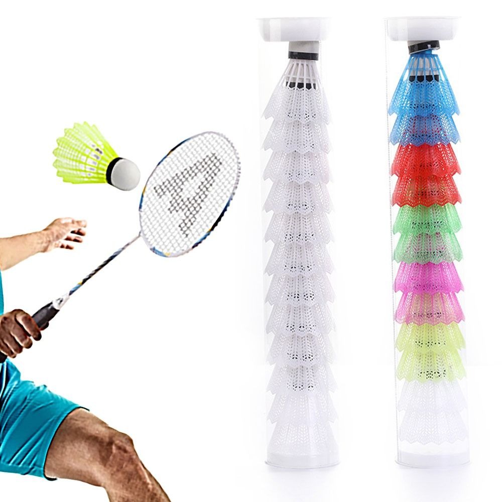 Feather Shuttlecock - Windproof Badminton Multi-Color Foam Ball Head