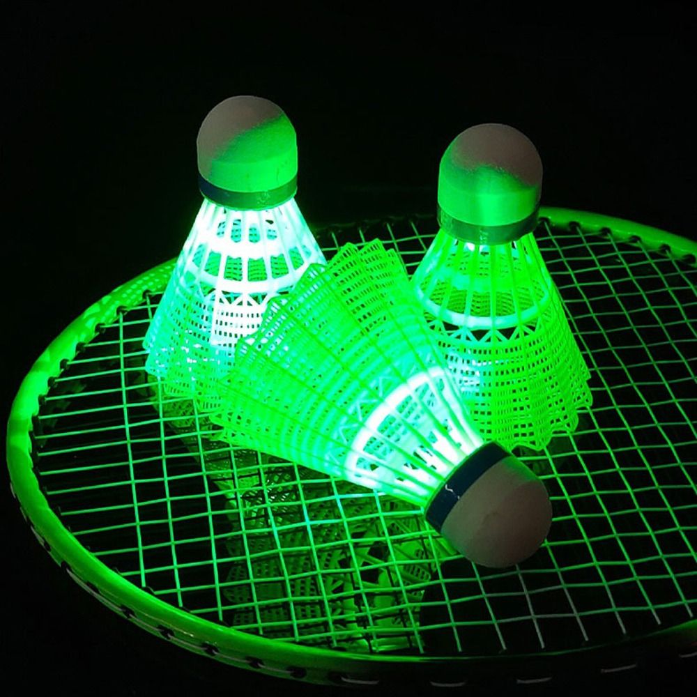 Feather Shuttlecock - Light-up led badminton brilhante bolas de
