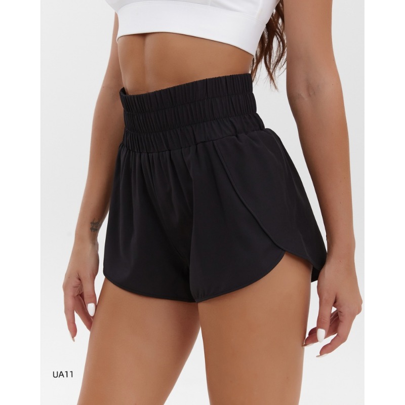 Badminton Materi - Shorts esportivos femininos para yoga, cintura