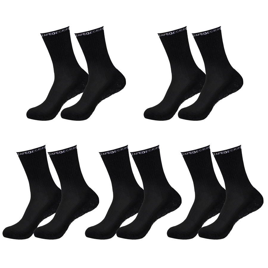 5 pares de meias de futebol an - Badminton Grip avaliação e preço