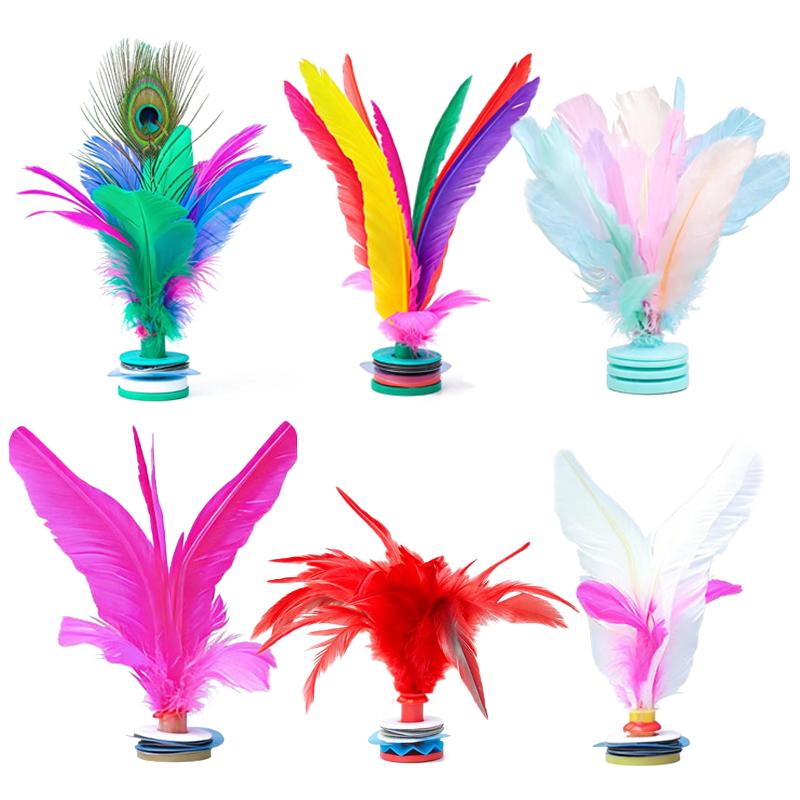 1 unidade de peteca colorida c - Feather Shuttlecock avaliação e preço