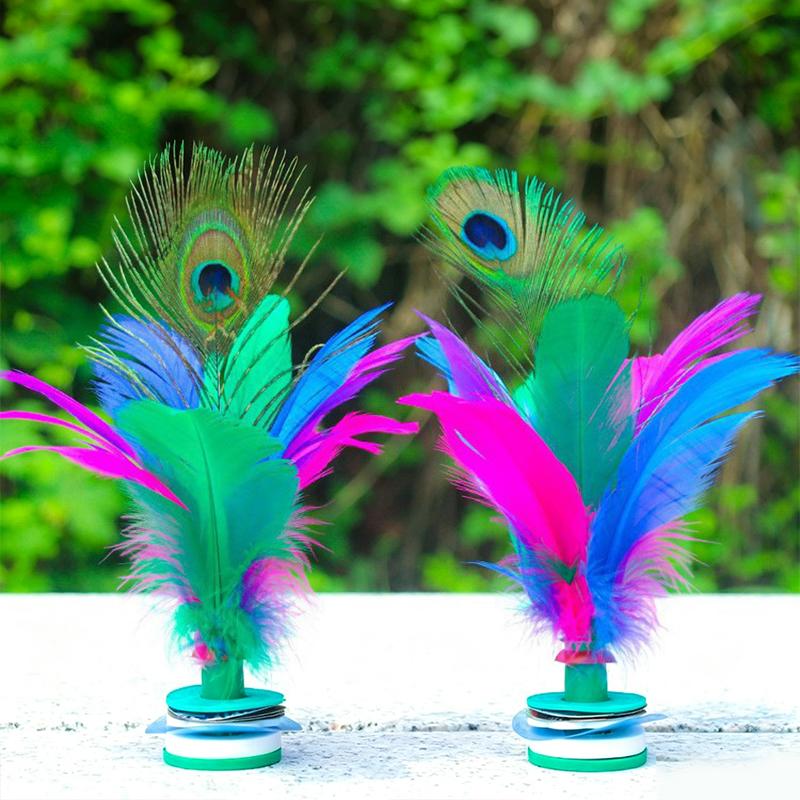 1 unidade de peteca colorida c - Feather Shuttlecock avaliação e preço