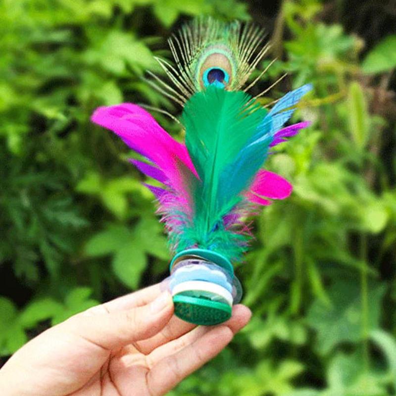 1 unidade de peteca colorida c - Feather Shuttlecock avaliação e preço