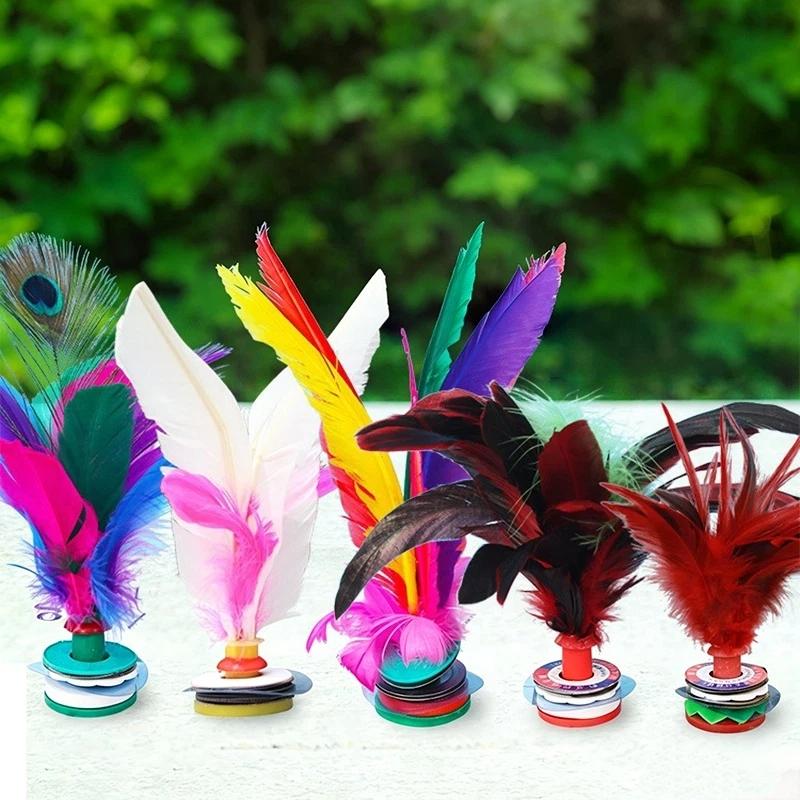 1 unidade de peteca colorida c - Feather Shuttlecock avaliação e preço