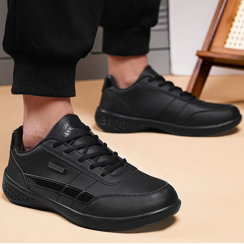 Tênis Masculinos em Couro PU,  - Badminton Shoes Men avaliação e preço