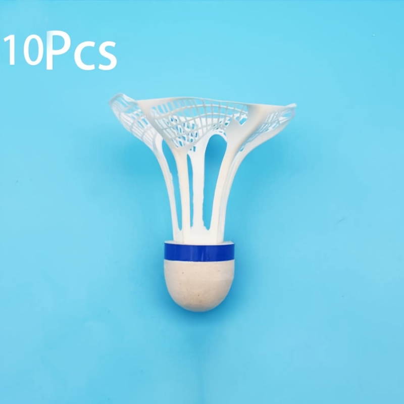 10 peças de badminton resisten - Feather Shuttlecock avaliação e preço