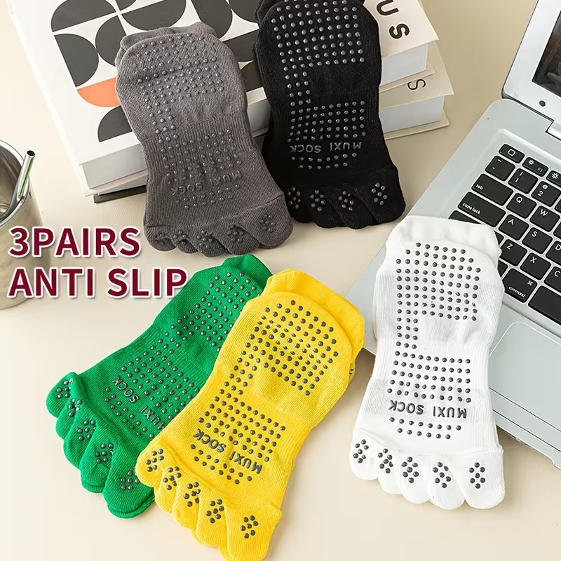 Meias de Dedo Masculinas (3 Pa - Sports Grip avaliação e preço