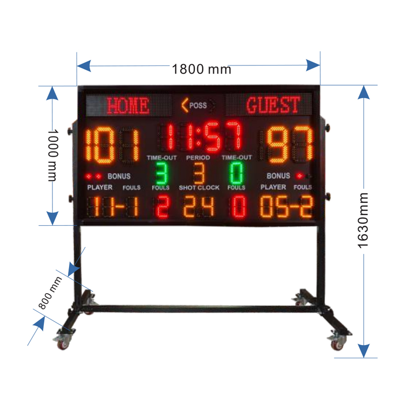 Placar Digital LED para Estádi - Scoreboard Digital avaliação e preço