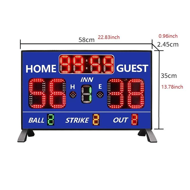 Placar Eletrônico Digital LED  - Scoreboard Digital avaliação e preço