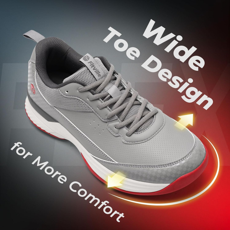 Sapatos de Golfe FitVille Wide - Badminton Shoes avaliação e preço