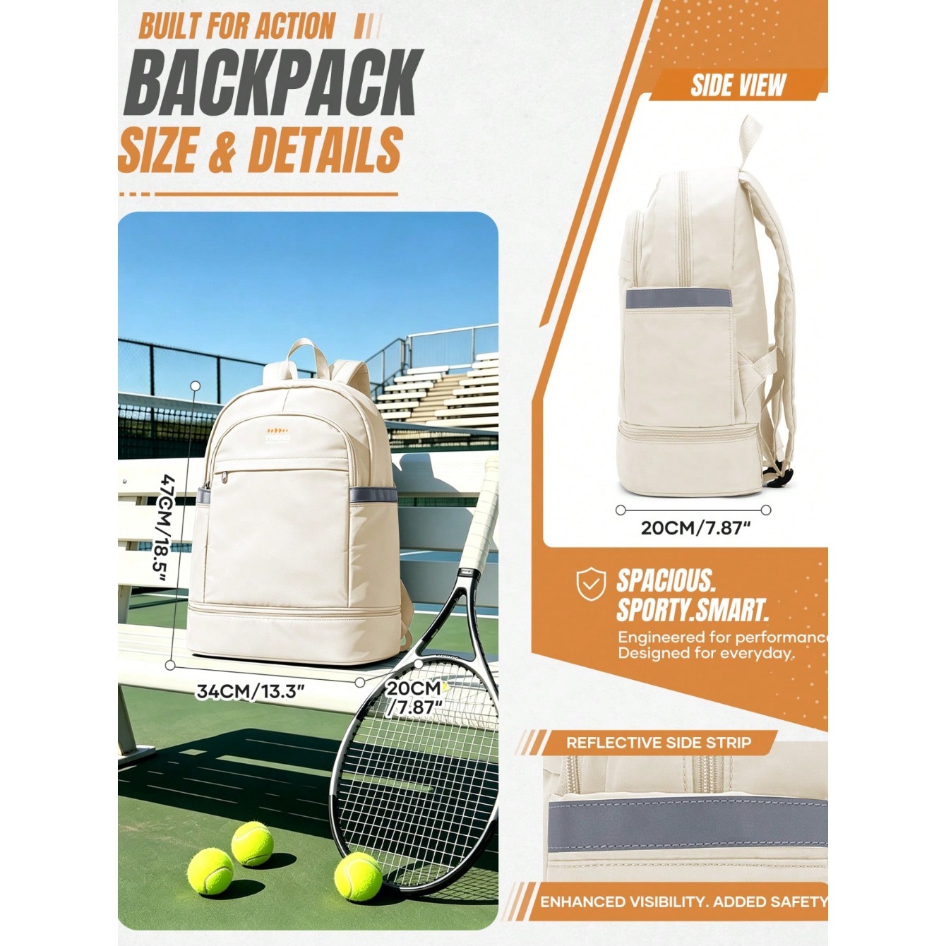 Mochila Casual Feminina, Mochi - Badminton Bag avaliação e preço