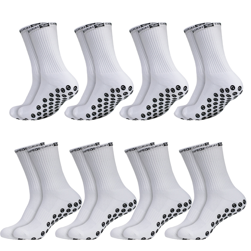 8 pares de meias de futebol an - Badminton Grip avaliação e preço