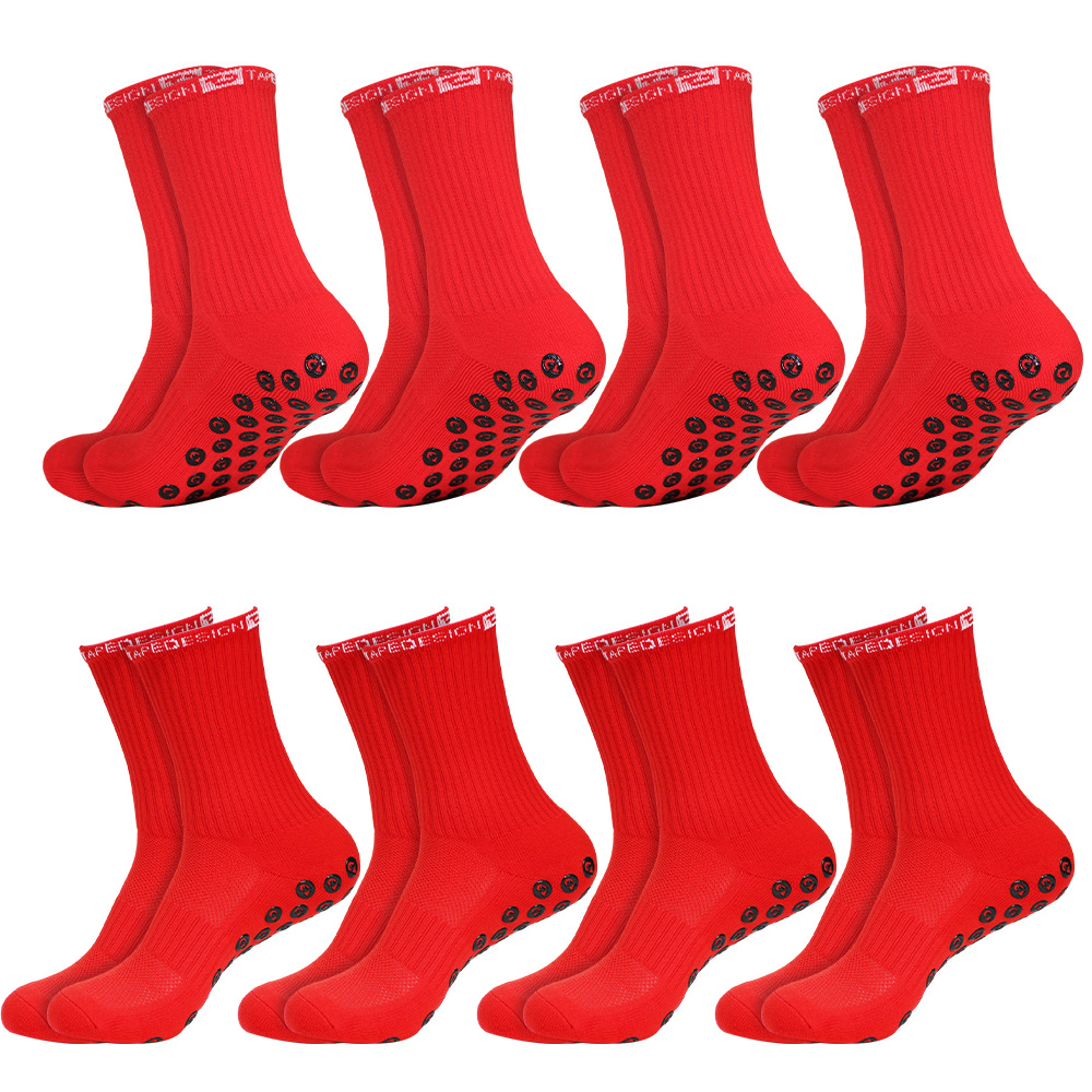 8 pares de meias de futebol an - Badminton Grip avaliação e preço