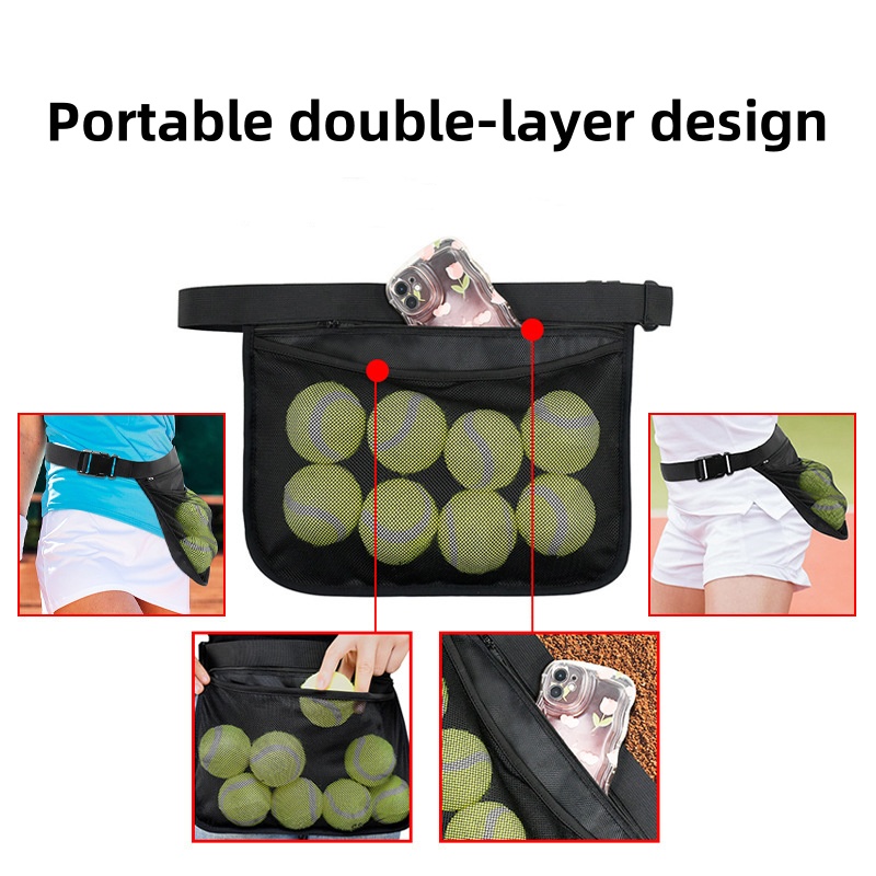 Bolsa de Cintura para Bolas de - Badminton Bag avaliação e preço