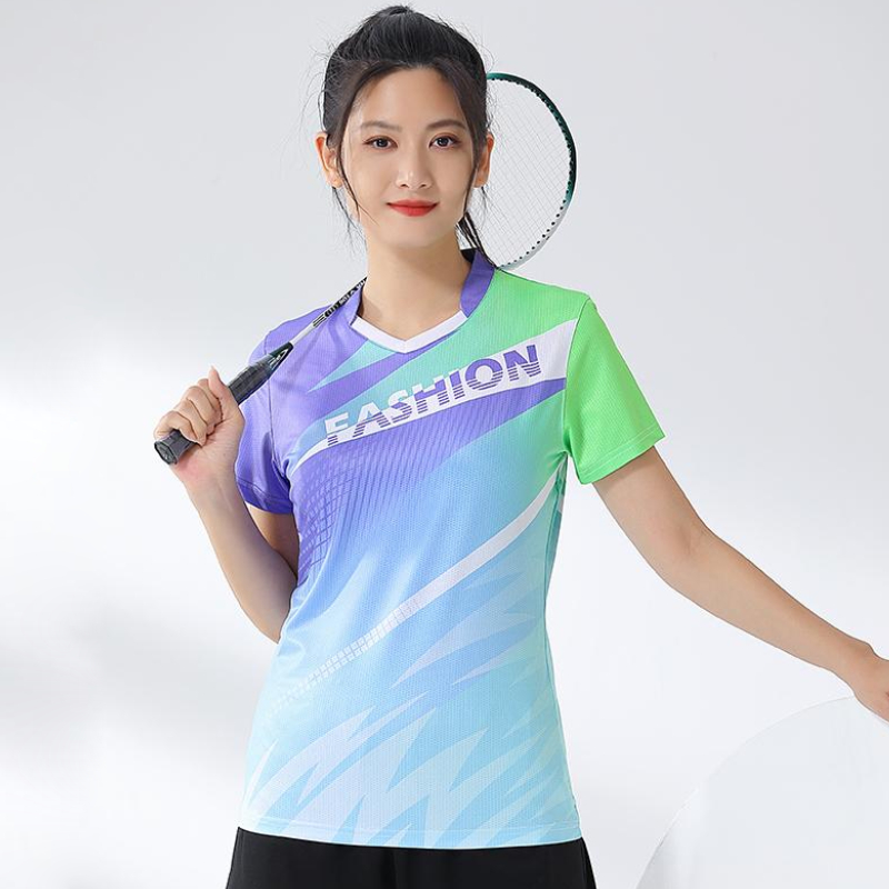 Camisa Estampada Badminton Fem - Badminton Jersey avaliação e preço
