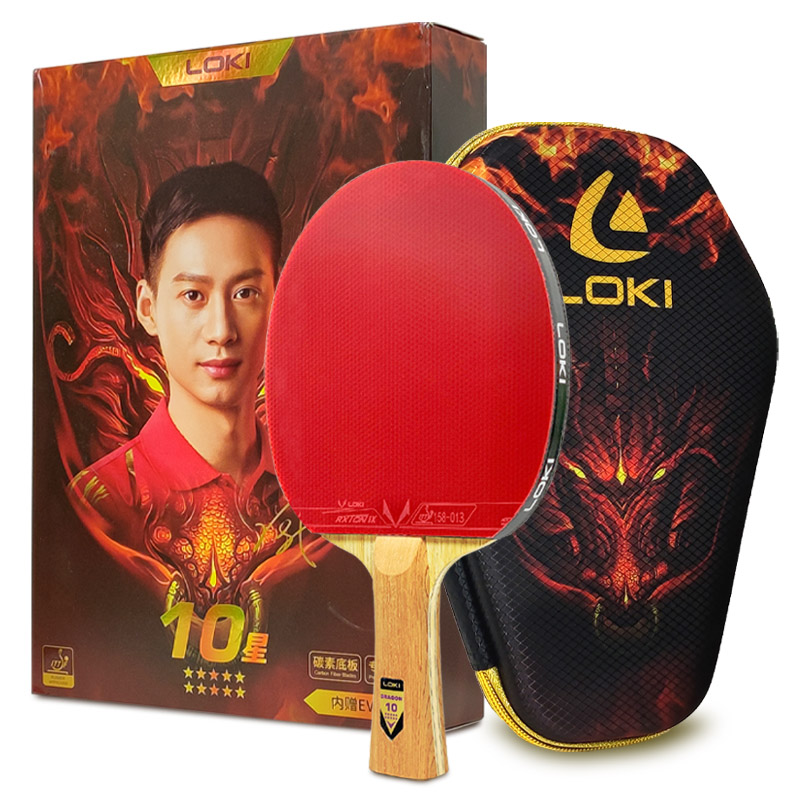 Raquete de tênis de mesa loki  - Badminton Racket Carbon avaliação e preço