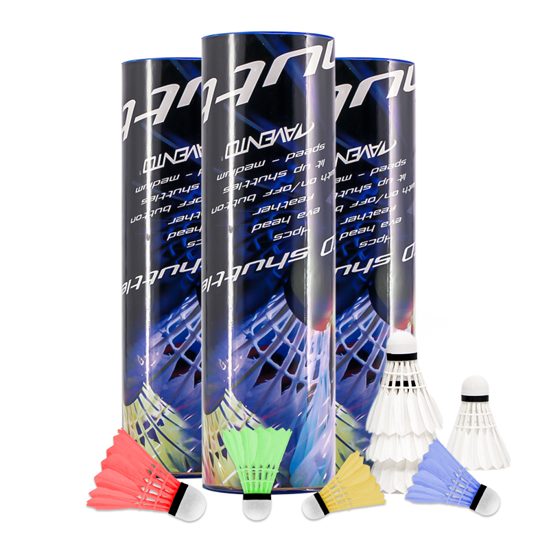 Welkin-badminton led, noite es - Feather Shuttlecock avaliação e preço