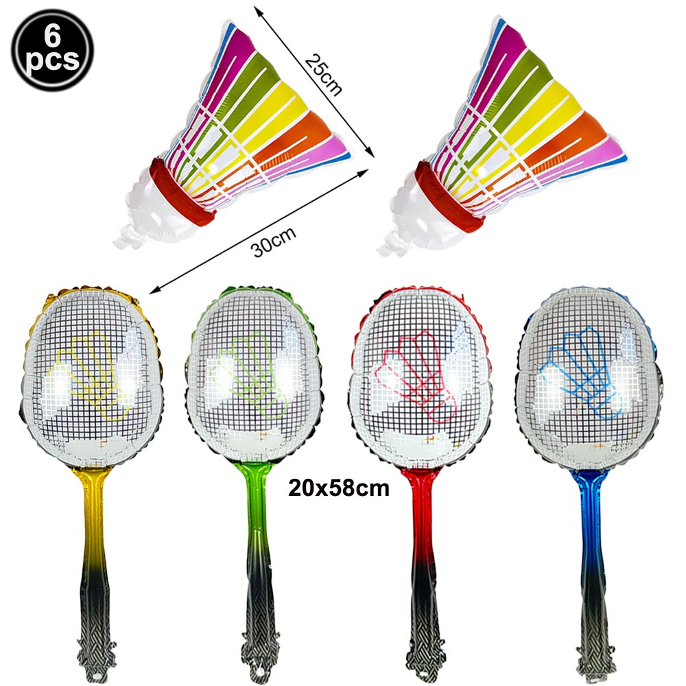 Balões de Folha de Alumínio Te - Badminton Shuttlecock avaliação e preço