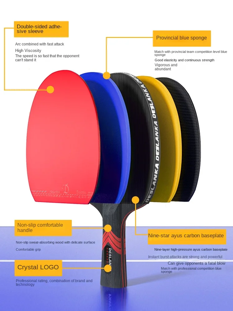 Raquete de tênis de mesa profi - Badminton Racket Carbon avaliação e preço